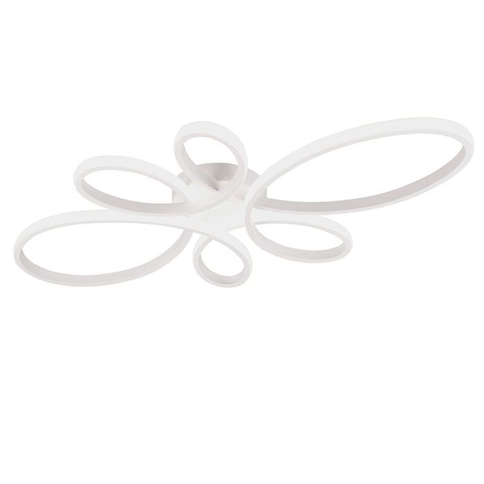 Lámpara de techo diseño blanca, Vikash, 32W, 4000K LED, regulable en 3 pasos