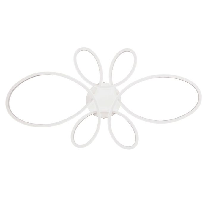 Lámpara de techo diseño blanca, Vikash, 32W, 4000K LED, regulable en 3 pasos