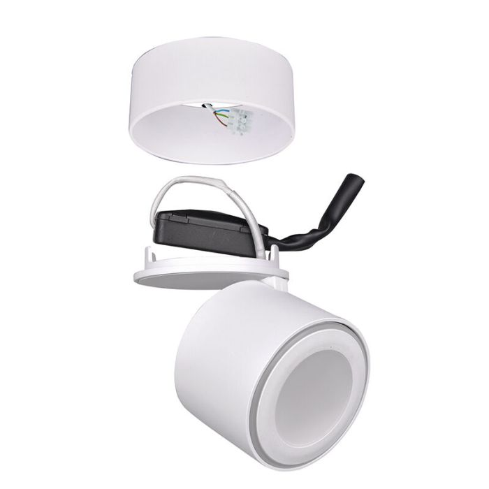Plafón de techo moderno blanco, Jorno, 3,5W, 3000K LED
