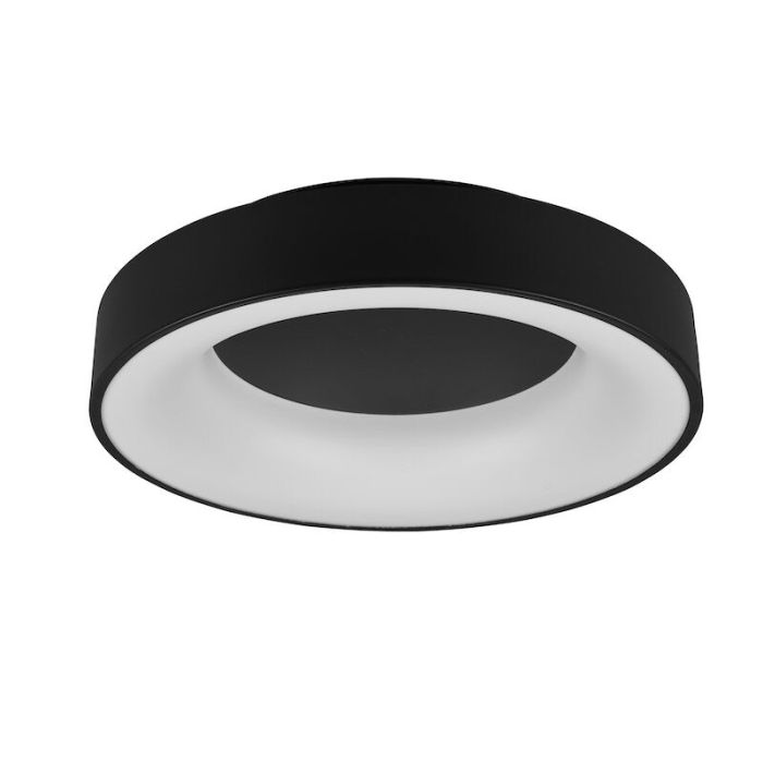Plafón de techo moderno negro, Jered, 27W, 3000K LED