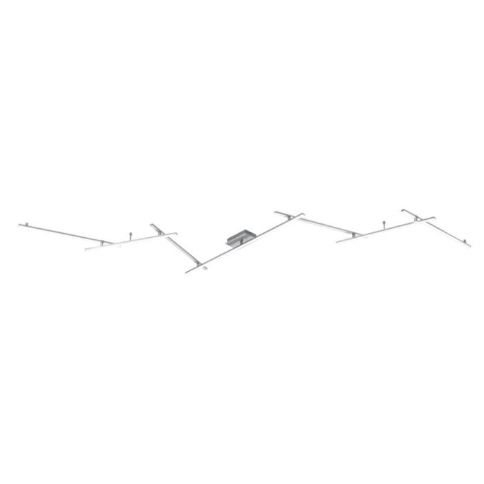 Plafón de techo moderno níquel, Kandla, 20W, 3000K LED