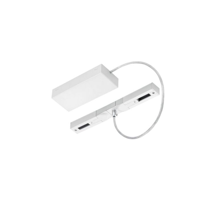 Fuente de alimentación con cambiador de fase electrónico para interruptores y atenuadores, plástico, blanco