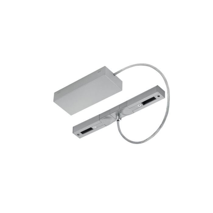 Fuente de alimentación con cambiador de fase electrónico para interruptores y atenuadores, plástico, gris