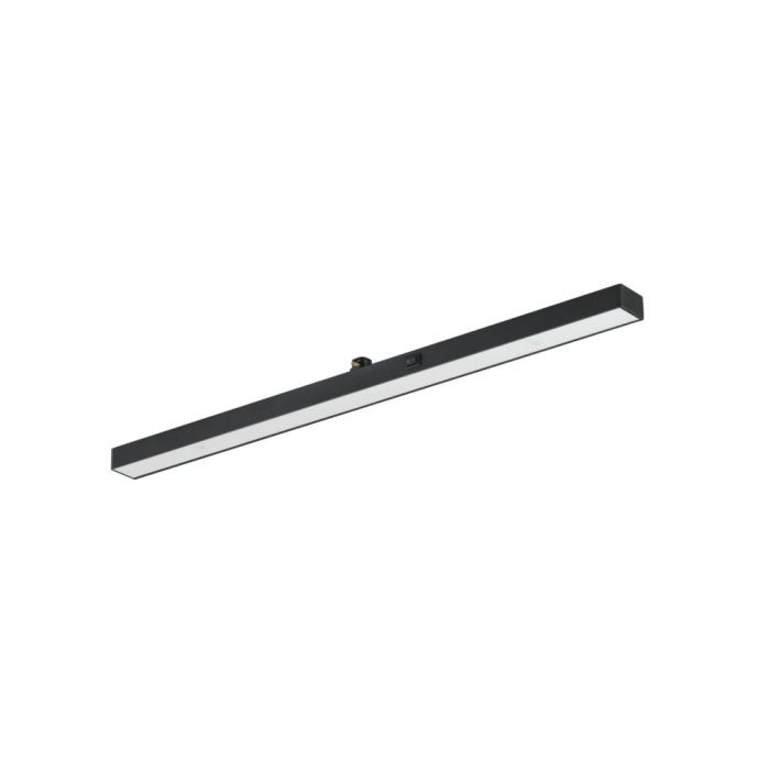 Lámpara de pinza negra Chloe para illuminación de riel difasico