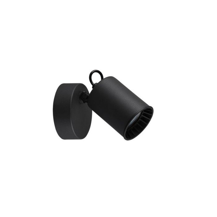 Foco de pared moderno negro, Shaquan