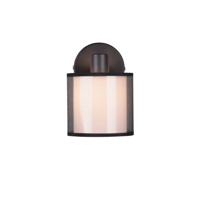 Foco de pared moderno antracita, Mirle