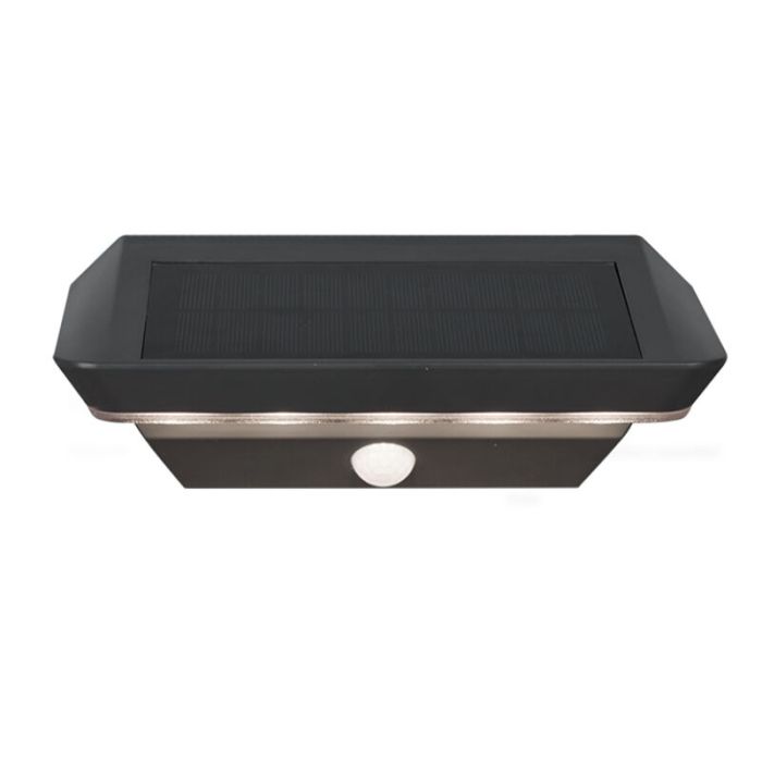 Aplique exterior con sensor de movimiento moderno antracita, Sunniva, 5W, 3000K LED, IP44