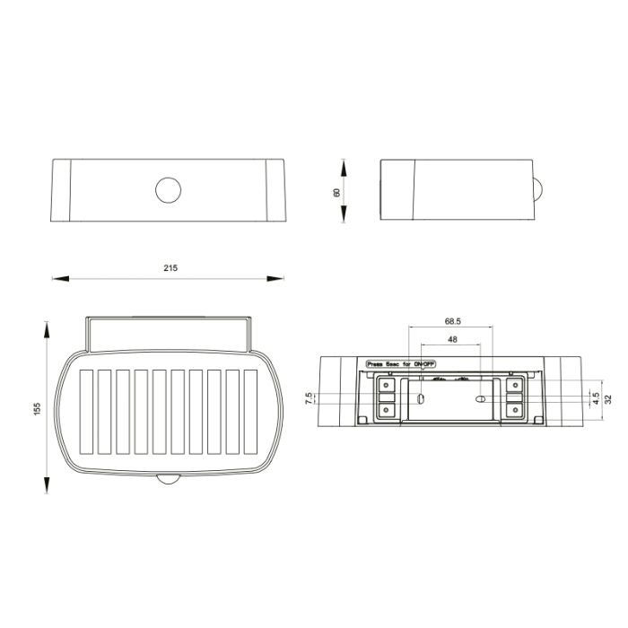 Aplique solar exterior moderno negro, Pytsje, 6W, 4000K LED, IP44, con interruptor