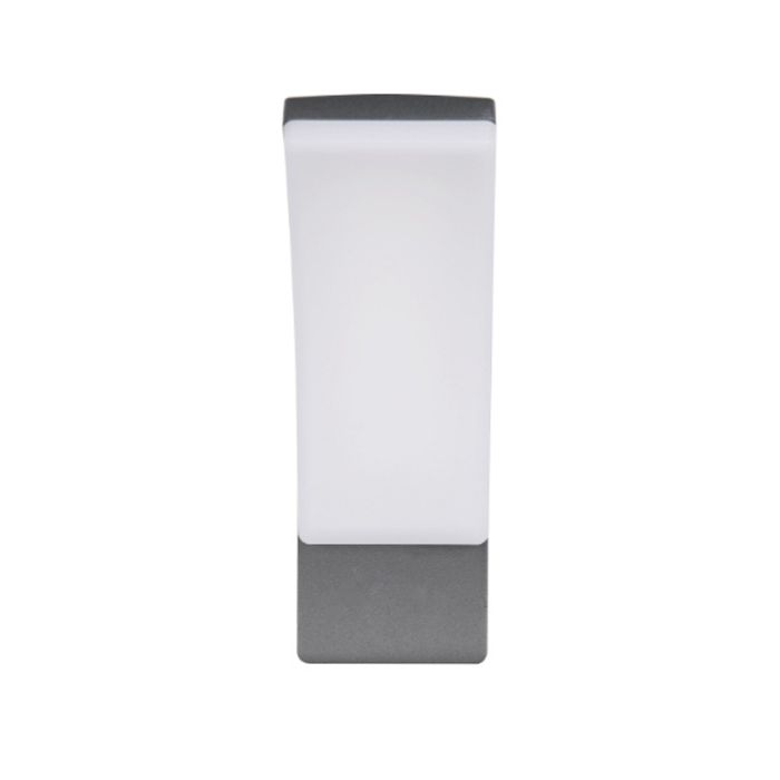 Lámpara exterior moderna antracita, Popke, 12,5W, 4000K LED, IP44