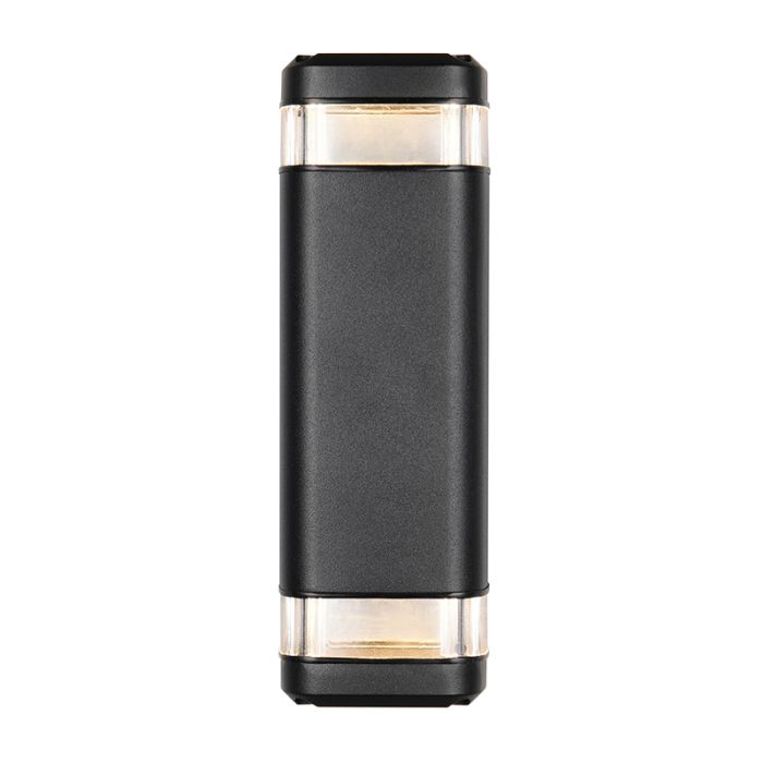 Aplique up down moderno negro, Poonam, IP44