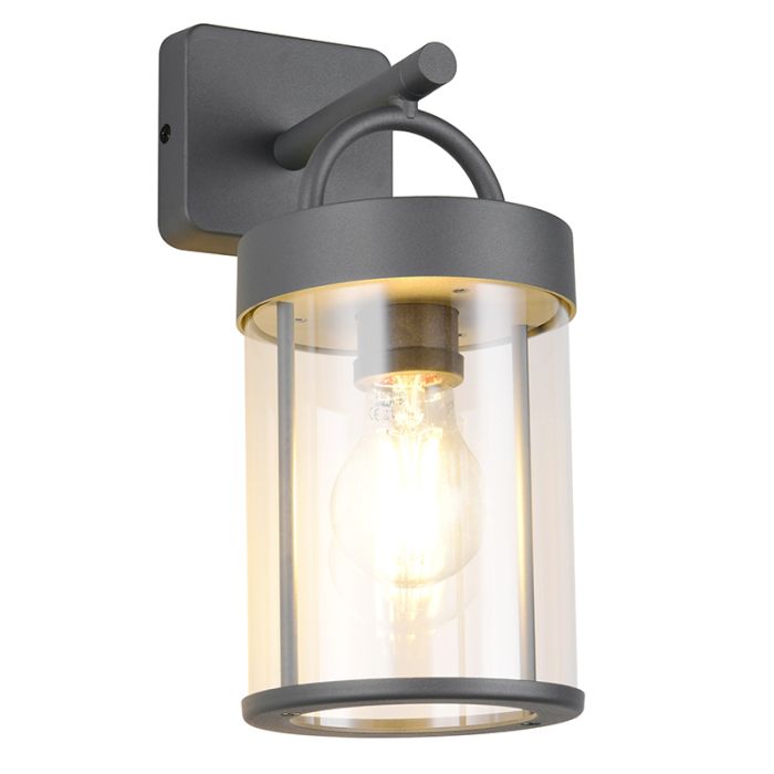 Lámpara exterior moderna antracita, Piter, IP44