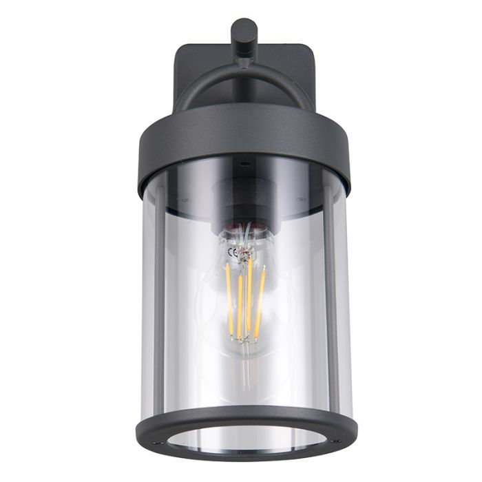 Lámpara exterior moderna antracita, Piter, IP44