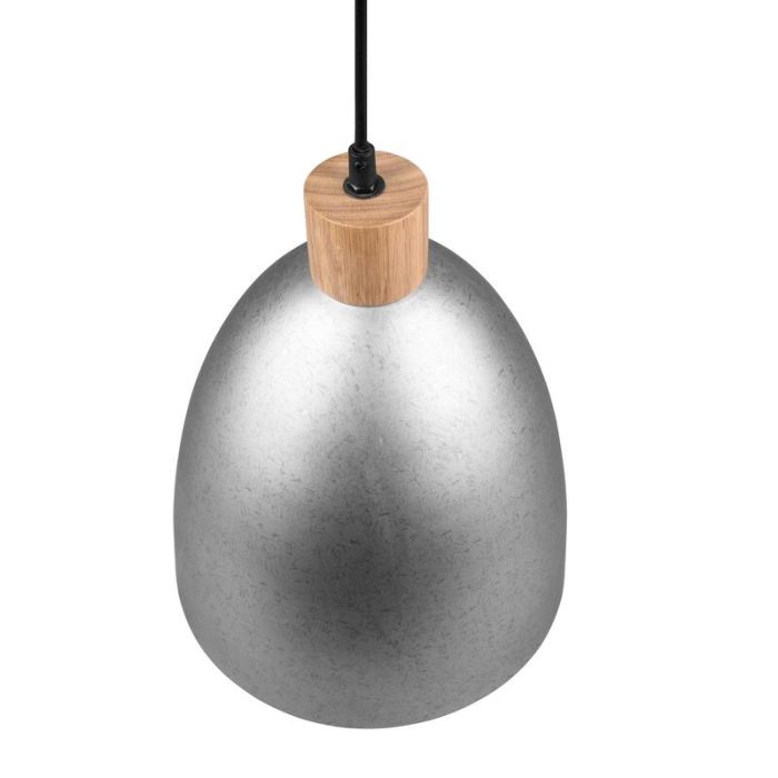 Lámpara colgante de metal níquel, Casparus