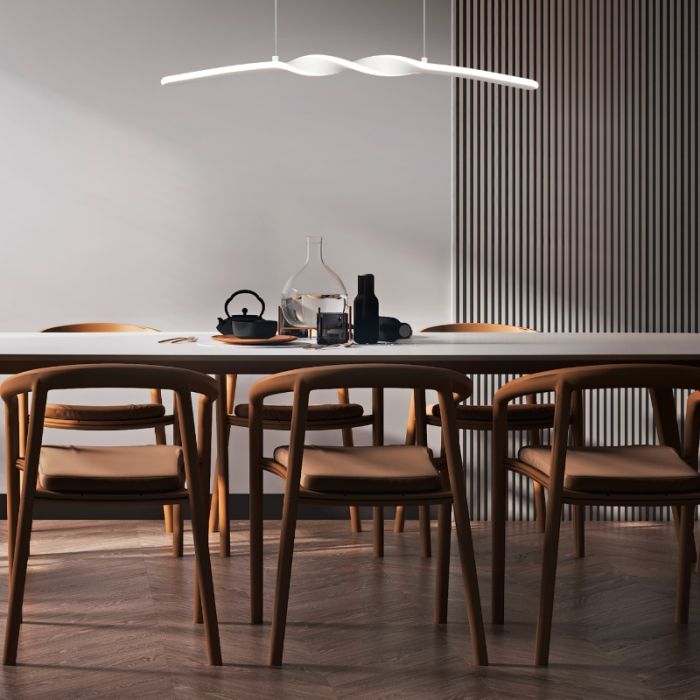 Lámpara colgante diseño blanca, Quirinus, 18W, 4000K LED