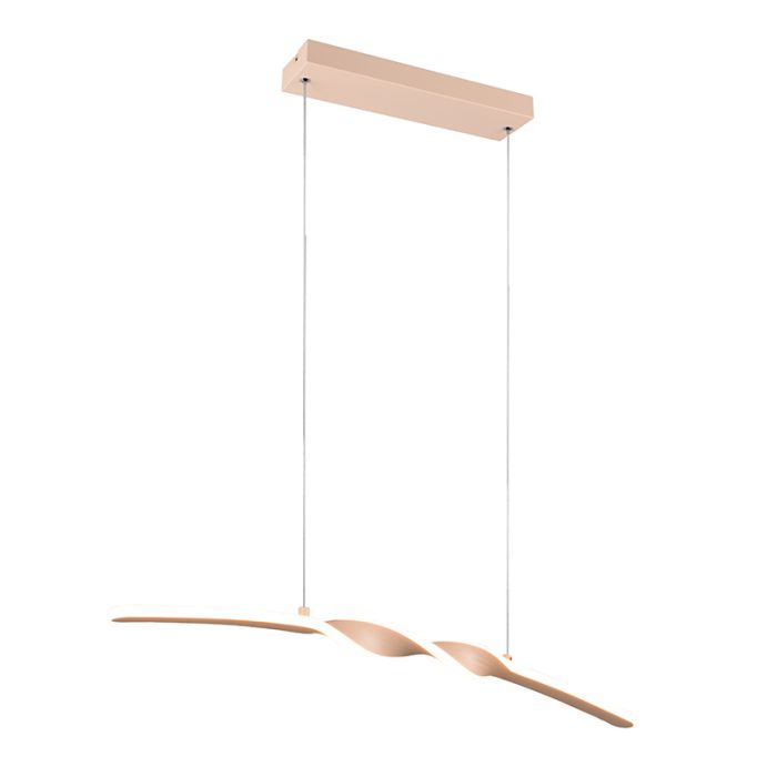 Lámpara colgante diseño marrón, Quirinus, 18W, 4000K LED