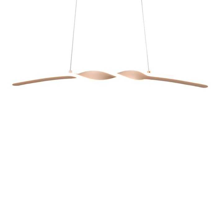 Lámpara colgante diseño marrón, Quirinus, 18W, 4000K LED