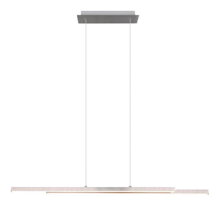 Lámpara colgante moderna níquel, Sangeeta, 22W, 3000K LED
