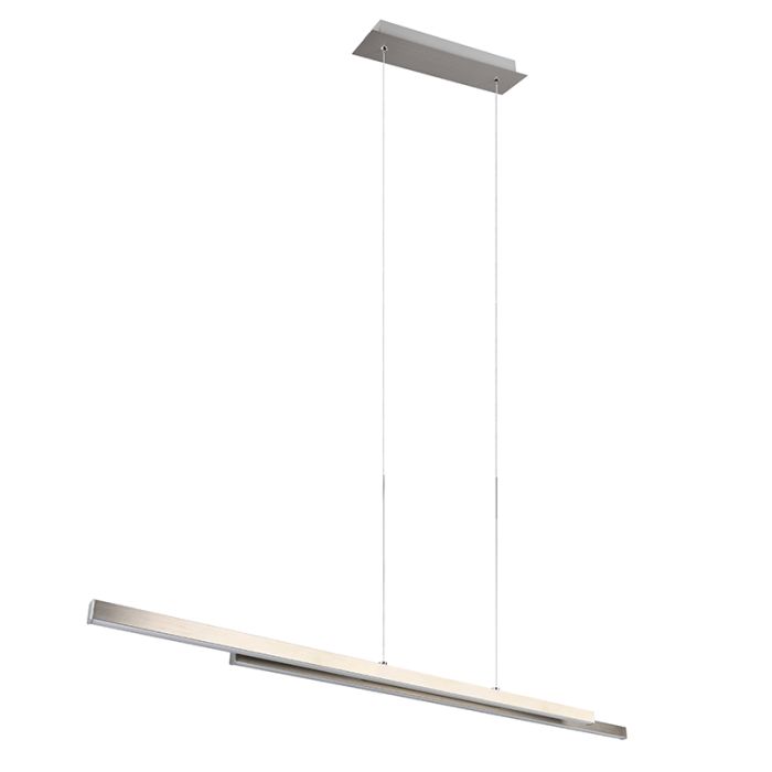 Lámpara colgante moderna níquel, Sangeeta, 22W, 3000K LED