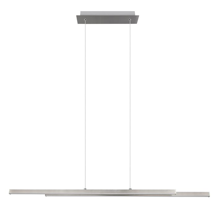 Lámpara colgante moderna níquel, Sangeeta, 22W, 3000K LED