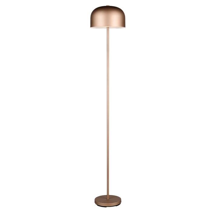 Lámpara de pie recargable moderna marrón, Dustin, 2,5W, 3000K LED, regulable en 3 pasos