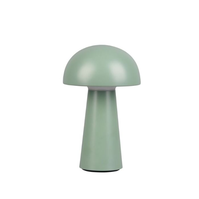 Lámpara de mesa exterior moderna verde, Rachelle, 2W, 3000K LED, IP44, regulable en 3 pasos