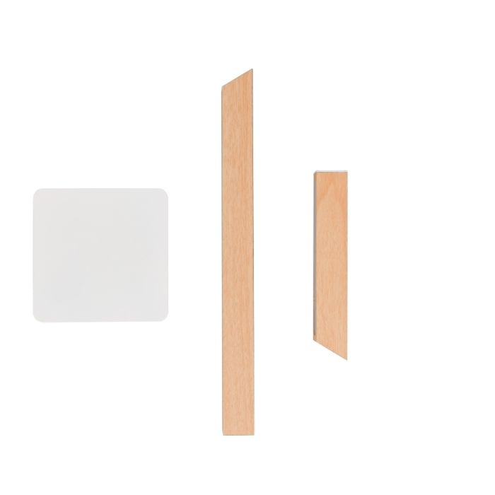 Lámpara de mesa recargable moderna madera, Reijer, 2W, 3000K LED, con regulador táctil