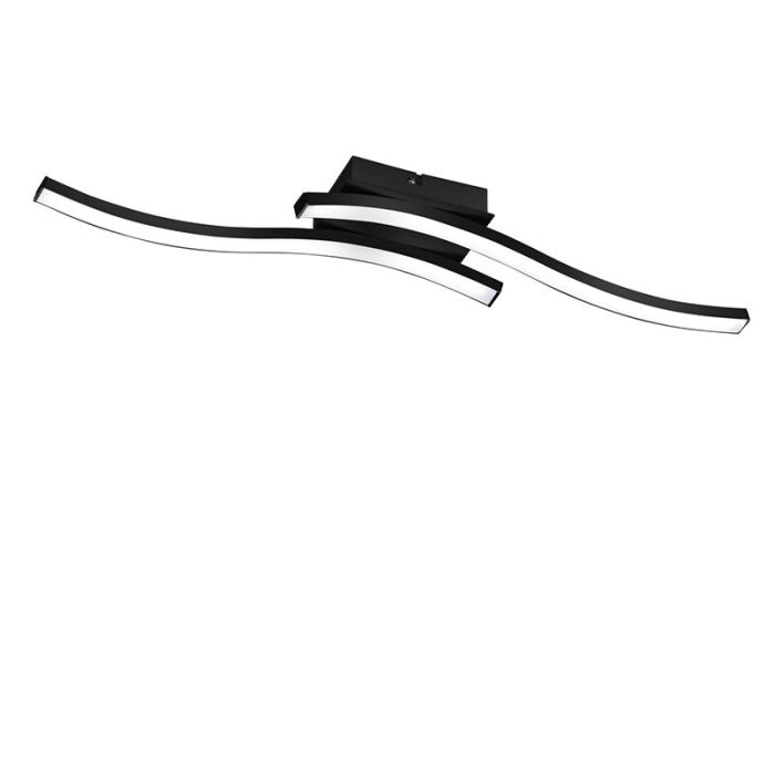 Plafón de techo moderno negro, Go, 5W, 3000K LED