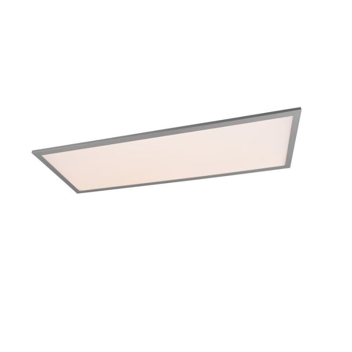 Plafón de techo moderno gris, Marlise, 33,5W, ajustable entre luz blanco cálido y frío LED, con mando a distancia