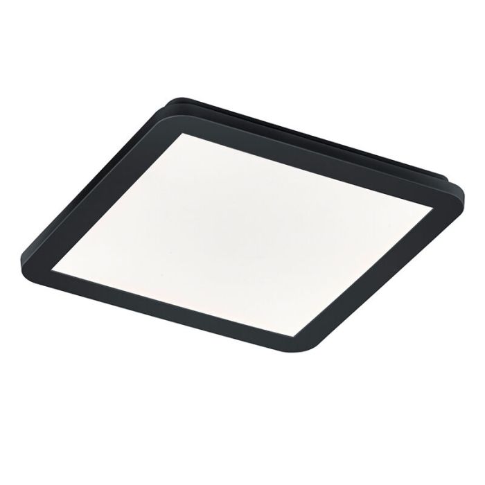 Lámpara de techo baño moderna blanca, Gistrup, 18W, 3000K LED, IP44