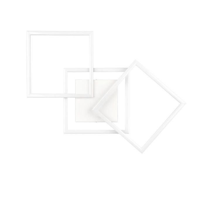 Plafón de techo moderno blanco, Margaux, 31W, 4000K LED