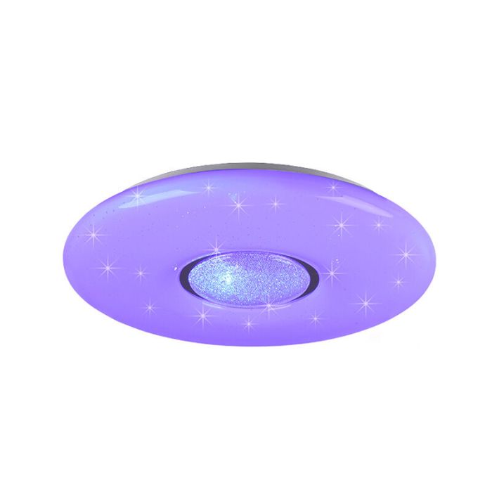 Plafón de techo moderno blanco, Filipe, 20W, RGBW LED