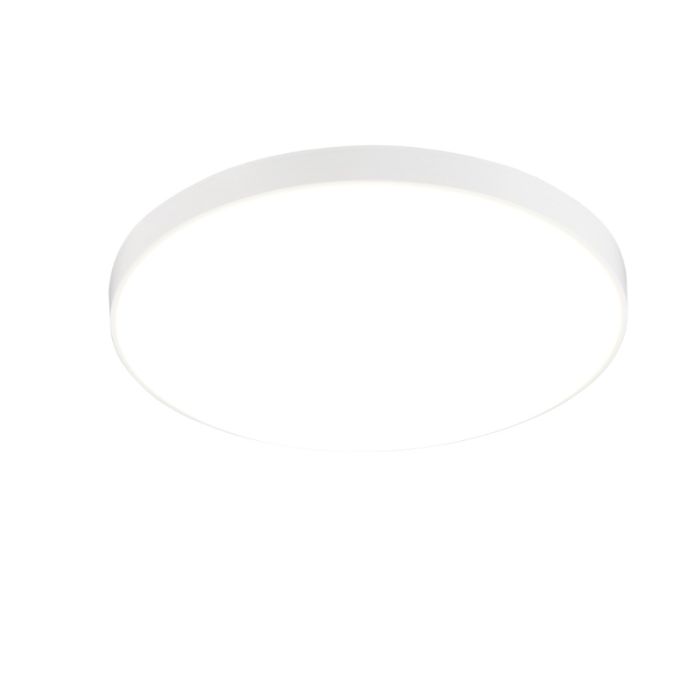 Plafón de techo de plástico blanco, Sharde, 18W, 4000K LED, IP44