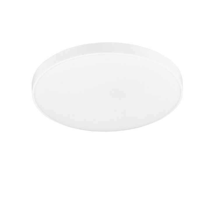 Plafón de techo de plástico blanco, Sharde, 18W, 4000K LED, IP44