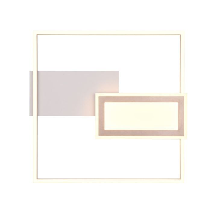 Plafón de techo diseño gris, Shun, 32W, ajustable entre luz blanco cálido y frío LED