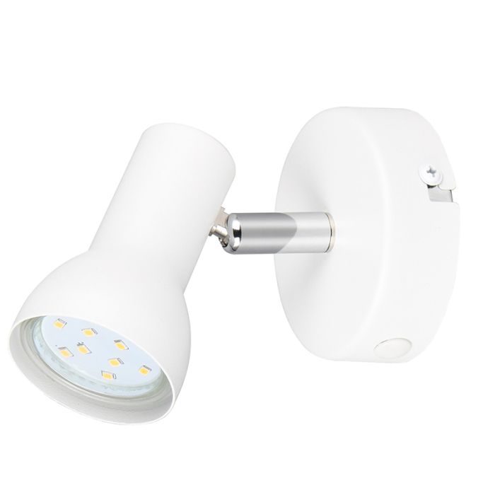 Foco de pared moderno blanco, Sabrin