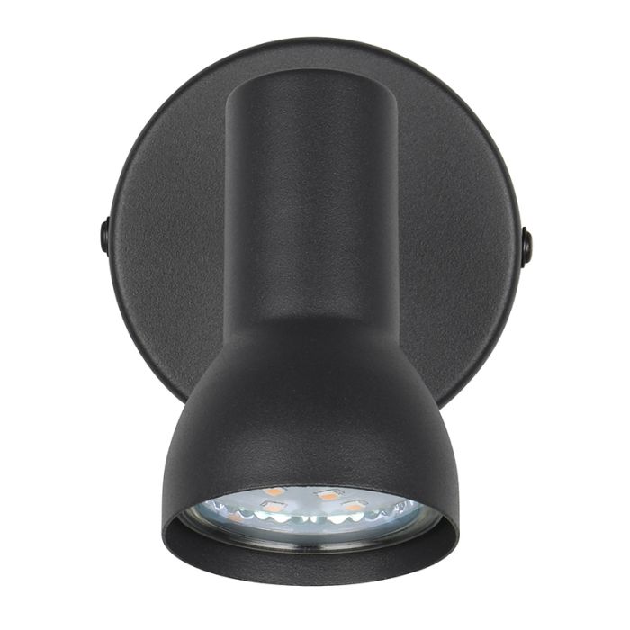 Foco de pared moderno negro, Sabrin