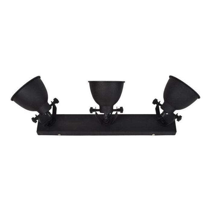 Foco de techo negro industrial, Redon