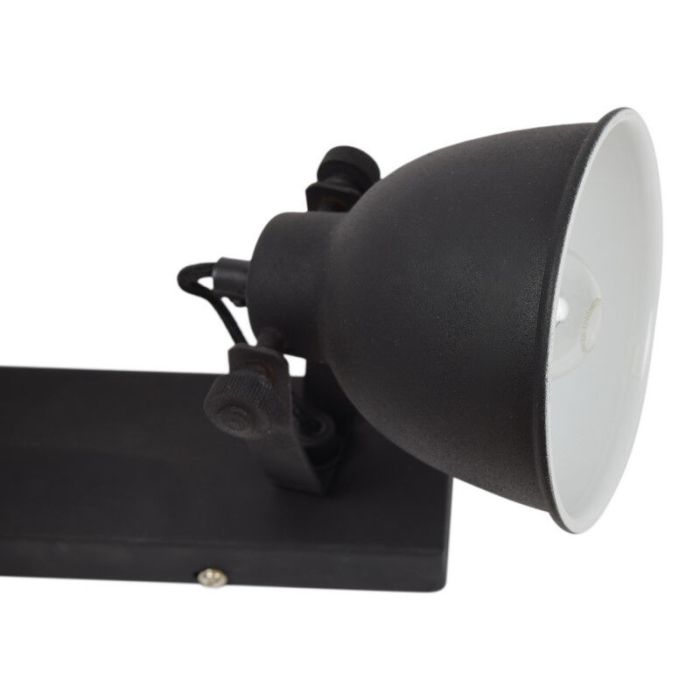 Foco de techo negro industrial, Redon