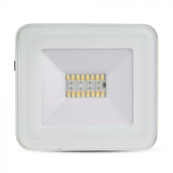 Foco proyector inteligente moderno blanco, Leander, 20W, color de luz ajustable LED, IP65