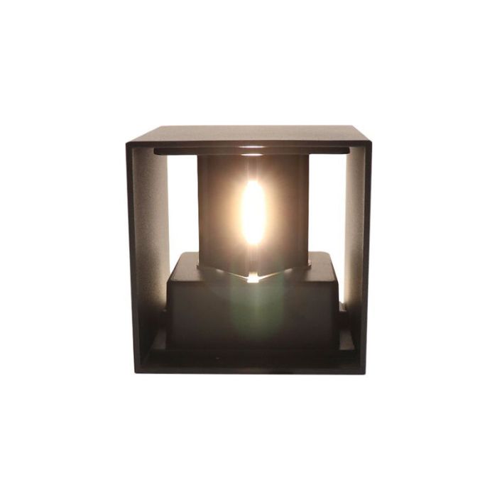 Paquete de 10 aplique up down negro moderno, Dion, 6W, 3000K LED, IP65
