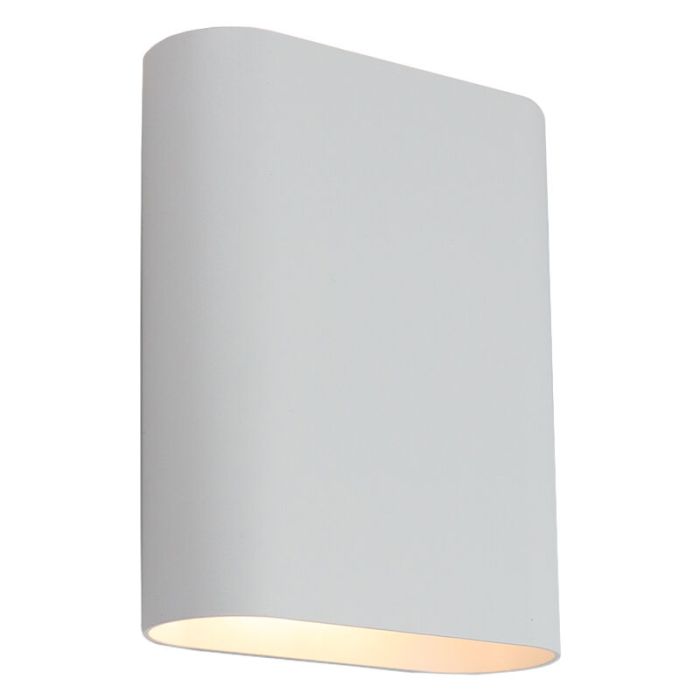 Aplique up down blanco moderno, Rodigo