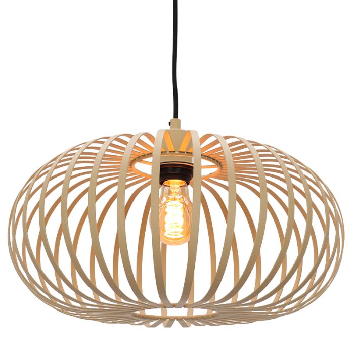 Lámpara colgante beige industrial, Lieve