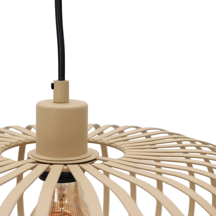 Lámpara colgante beige industrial, Lieve