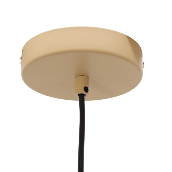 Lámpara colgante beige industrial, Lieve