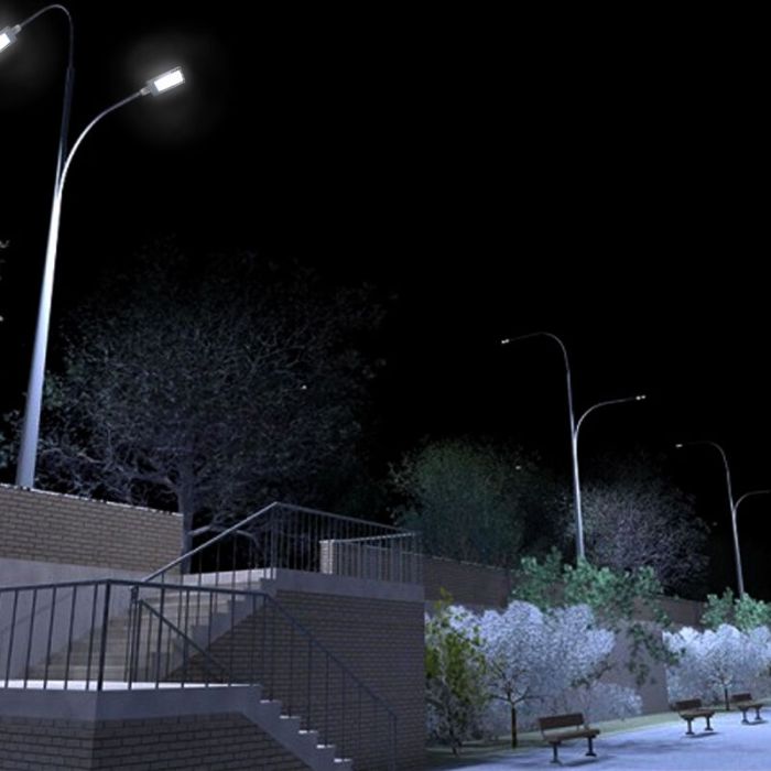 Bisolux alumbrado público LED Garry, 90W, 6000K, 5 años de garantía