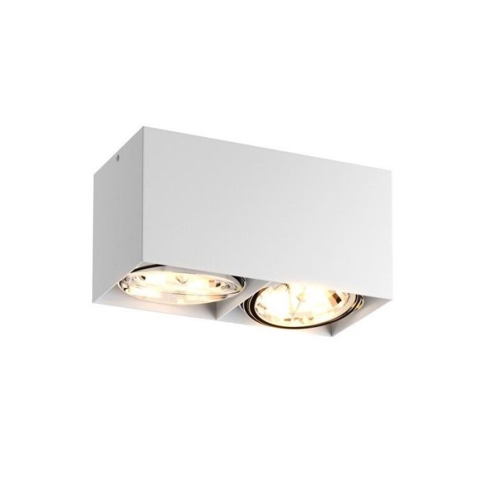 Aplique de techo blanco moderno, Harup