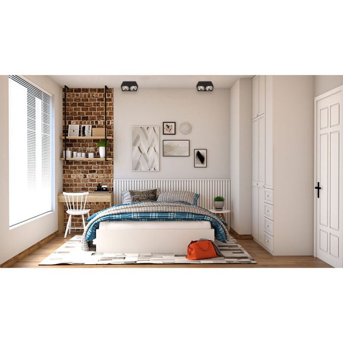 Aplique de techo negro moderno, Harup