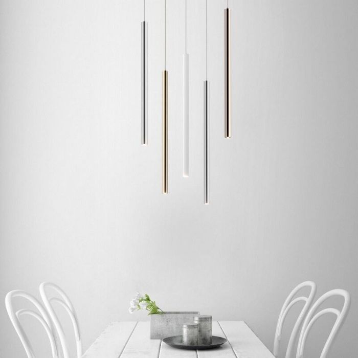 Lámpara colgante blanca diseño, Fikriye, 5W, 3000K LED