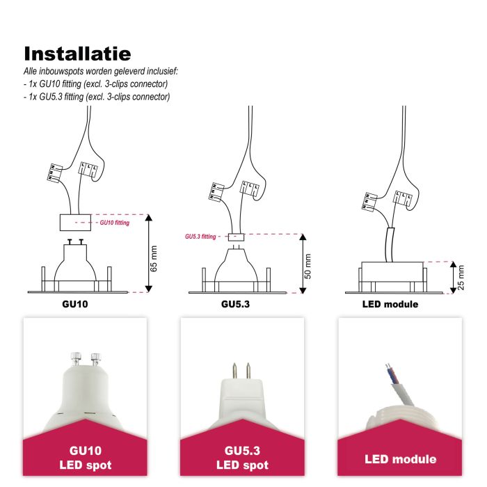 Foco empotrable baño cromado de aluminio, Pierre, IP44